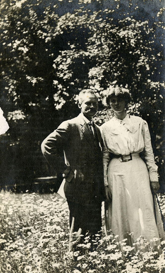 Dr. and Mrs. Grenfell at Yorkfields